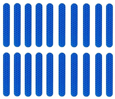 Reflektorstreifen Reflektierende Aufkleber-Dekoration, for Ninebot, Max G30 G30D Elektroroller Nachtsicherheitswarnung PVC-Reflektor-Aufkleber-Zubehör(Blue Body Stickers)