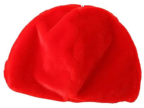 VICASKY Papageien Kopf Mütze Für Frauen Mädchen Weiches Plüschmaterial Rot Bequem Und Auffällig Foto Requisite Für Kostümpartys Und Karneval