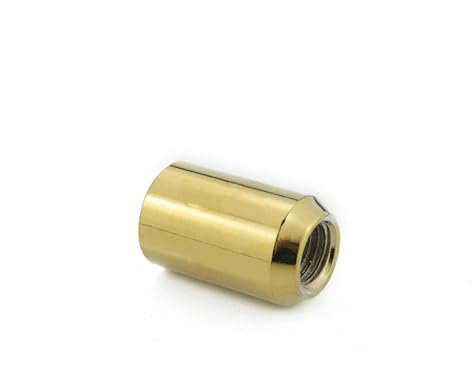 WTIXCRQ Radbolzen Radschraube Kompatibel Mit Subaru AutoStahlfelgen Automatische Verriegelung Radmuttern Radschrauben Radschrauben Radmuttern M12x 1,25 M12x 1,5 20 Stück(Gold)