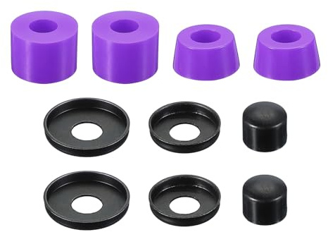 PATIKIL Skateboard-Buchsen, A PU Longboard-Truck-Reparatur-Kit Buchsen Unterlegscheiben Pivot-Cups für Outdoor-Skateboard-Teile, Blau