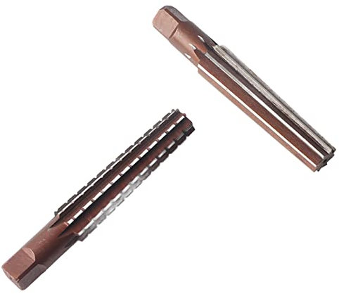 Akozon MT1-MT5 Juego de Escariador Cónico Morse - Escariador Manual para Mandrinado áspero y Fino - Taladro Cónico HSS de Precisión - Ideal para Trabajar Metales y Trabajar la