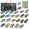 25 Stück Set Matchbox Auto Mit 1 Karte,Spielzeugauto Mit RüCkzug,Spielzeugautos,Kleine Autos,Spielzeug Autos,Auto Kinder Spielzeug FüR Kinder Ab 3 4 5 6 7 8 Jahre