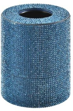 Fitz Lampenfuß E27 für Vintage Lampe, Lampenfassung Tischlampe in „Blau Glitter“, Retro-Lampensockel für Nachttischlampe, Message in the Bulb, Kabelgebunden, Elements Lighting