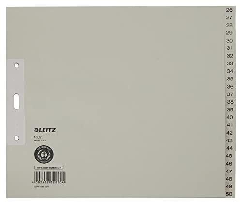 Esselte Leitz: 1382-85 Registerserie A4 Ablauf 26-50