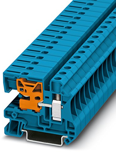 Phoenix Contact UTN 6 DIN-Schienen Reihenklemme Einfach Blau, 400 V / 41A, Packung a 50 Stück