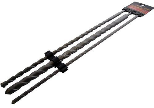 Am-Tech 3pc SDS Plus Extra Long Masonry Drill Bit Set 600mm AME0692