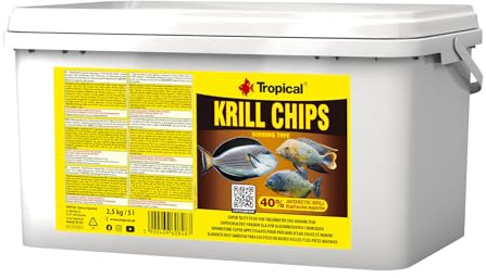 Tropical Krill Chips - Farbverstärkendes Futter mit Krill, 1er Pack (1 x 5 l)