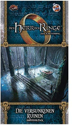 Asmodee | Fantasy Flight Games | Der Herr der Ringe: LCG – Die versunkenen Ruinen | Erweiterung | Kartenspiel | Deckbau | 2 Spieler | Ab 14+ Jahren | 30+ Minuten | Deutsch