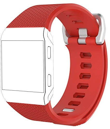iFeeker Fitbit Ionic Smartwatch Ersatz Armband Zubehör Weich Silikon Sport Armband Gurt für Fitbit Ionic Fitness Smart Watch