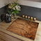 banjado® Herdabdeckplatte Glas 2-teilig 60x52 cm/Schneidebrett Herdabdeckung mit Motiv Trockenes Holz/Herdabdeckplatten Ceranfeld 2teilig / Schneidebrett Glas individuell einsetzbar