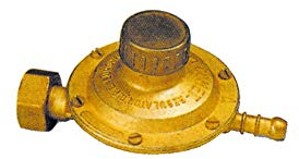REGOLATORE Gas GPL per BOMBOLA Cucina Bassa Pressione OMOLOGATO IMQ kg. 1