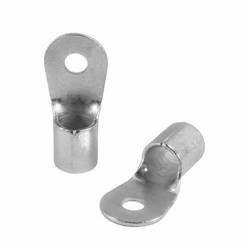 SeKi Ring Cable Lugs 70-95 mm², M8 I Crimp Cable Lugs Uninsulated I for Multi, Fine-Wire Conductors I Press Cable Lug Made of Tinned Copper Pack of 10