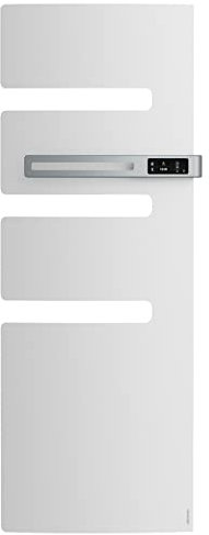 Radiateur sèche serviette électrique digital SERENIS MAT droit 1500W Blanc CARAT