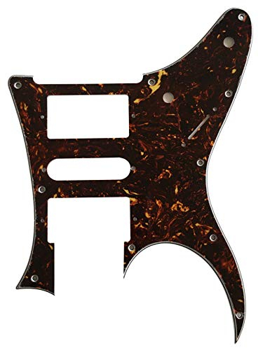 Custom Guitar Pickguard für Linkshänder Ibanez RG 350 EX Style Gitarre, 4-lagig, Braun Schildkröte