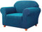SAMSTEX Stilvoller 1-Sitzer-Sofabezug, dehnbar, 1-teilig, hochdehnbarer Sesselbezug, maschinenwaschbar, rutschfest, Sofa-Schonbezüge, dick, weich, Sessel-Sofaschutz (1-Sitzer, Blaugrün)
