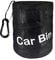 Uoking Car Bin Tidy - Portable Collapsible Car Trash Can Pop-up Waterproof Car Trash Bin with 1 Hook Hanging Car Rubbish Bin for Front/Back of Car - Black