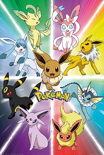 Close Up Pokémon Poster Eevee Evolution (61cm x 91,5cm)