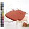 Kimgull 2er Set Stuhlkissen mit Bändern Bequeme Waschbare Rutschfestes Sitzkissen Ideal für zu Hause und Gartendekoration, viele Farben und Größen zur Auswahl (40x38x5CM Karminrot)