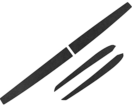 Alfanxi Armaturenbrett-Abdeckung und innere Vordertürverkleidung für Armlehnen,Für Alcantara und ABS-Material, kompatibel mit Tesla Modell Y/3 (schwarz9002)