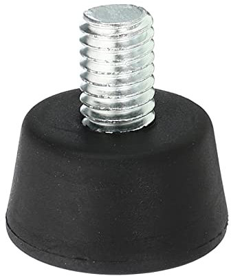 PATIKIL Universal 3/8 x 1.3 Rubber Tripod Feet, Anti-Slip Tripod Replacement Parts for Camera Tripods Monopod, Black