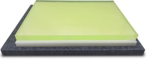 Leder-Stanzmatte für Lochstanzen, Meißelmatte und schallabsorbierendes Pad, 3er-Pack, Set (groß)