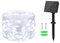Solar Lichterkette Außen,Gcstnn 1Stück 10M 100 LED Lichterkette KupferDraht Aussen,Speicher mit 8 Modi IP65 Wasserdicht lichterkette Deko für Garten,Bäume,Balkon,Terrasse,Tor,Hof,Weihnachten(Kaltweiß)