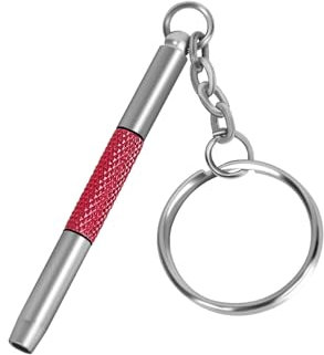 UNEAK - Eyeglass Screwdriver Repair Kit Red Precision 3 in 1 Mini Screwdrivers Set Keychain Glasses, Sunglasses, Sunglass, Watch, Electronics, Eyeglasses, Flat Head, Phillips, Hex