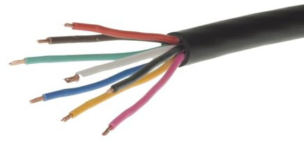 8 Core Cable - MP319 - Trailer & caravan lights - (3m) - Lichfield Trailer Centre