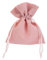 Lotto di 12 Sacchetti portaconfetti in Cotone Vari Colori 10x12 cm BOMBONIERA Porta Confetti (Rosa)