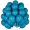 Luftballons Blau, 60 Stück 12 Zoll Matt Blau Grün Luftballons, Pfauenblau Helium Ballon, Turquoise Türkis Blaue Partyballon für Junge Geburtstag Babyparty Hochzeit Verlobung Baby Dusche Feier