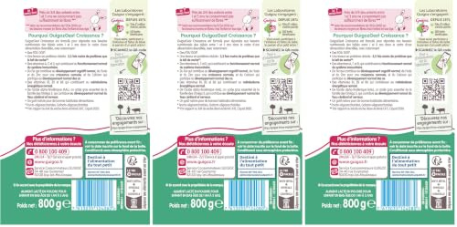GUIGOZ GUIGOZGest 3 Lait de croissance en poudre de 1 à 3 ans - Boîte de 800g (Lot de 3)