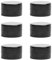 6 Piezas 10ml Botes Pequeños de Plastico Botes Plastico con Tapa Envases Recipiente Reutilizable,para Cosmetica de Viaje para Cremas, Lociones, Maquillaje