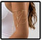 Jascatin Bar Arm Bracelet Egyptian Armband Arm Cuff Layerd Arm Chain Bangle Charm Upper Arm Bracelets for Women (Gold)