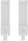 FExYinz Pack de 2 5 años de garantía 5,31 pulgadas Ra 90 G23 LED Bombilla 4 Watt Caliente Blanco 3000k 400 Lúmenes Enchufar 2 Clavija PL-S CFL Lámpara LED Bombilla Compacta G23 LED Tubo Luz