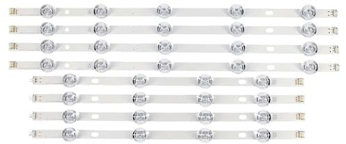 WASQUBKS Striscia di Lampada retroilluminata a LED da 98 cm 9 LED Compatibile for TV LG 47 Pollici Innotek DRT 3.0 47 LG47lb5610 6916L 1715A 1716A LG47LY340C
