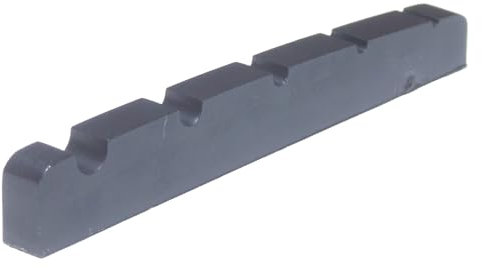 Black 5 string Graphite bass guitar top nut 45mm x 3.5mm