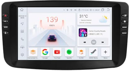 hizpo Android 13 autoradio 9 pollici touch screen 8 core per Fiat Linea Pundo EVO 2012-2015 WiFi CarPlay/Android Auto Bluetooth 4G LTE RDS OPS SWC DSP