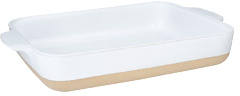 Lurch Terra Nova Ofenform L Keramik 32x14,5x6,6 cm weiß/creme