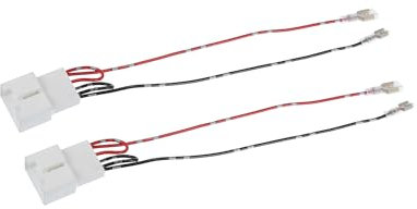 Motoforti 2 Pcs Car Speaker Connector Wire Harness Adapter Connectors Long-lasting