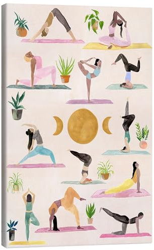 Posterlounge Yogis Leinwandbild