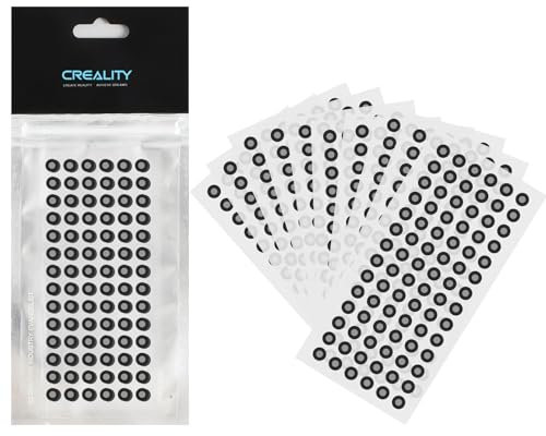 Creality 3D Scan Marker 3 mm Aufkleber optische Tracking Punkte Referenzpunkt 840 Stück in 10 Blättern für 3D Scanner