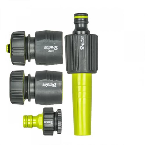 Gartenbrause, Reinigungsspritze 3/4 zoll SET, Gartenspritze, Handbrause, Spritze, Brause, variabler Wasserstrahl