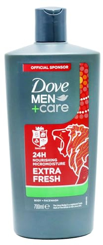 Dove Men+Care Body Wash for Men Refreshing Extra Fresh Provides Hydration Enriched with Menthol Dermatologically Tested Limited edition, 700ml