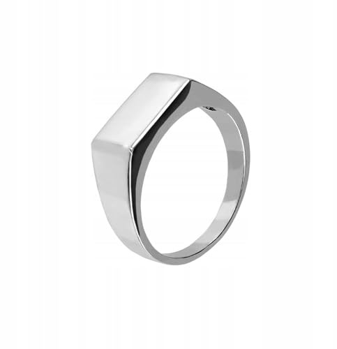 Ulex Premium 925 Sterling Silber Ringe Herren Siegelring Poliert Oxidiert Elegant Stark Klassisch Handgefertigt Männer Schmuck Trend Größe 54