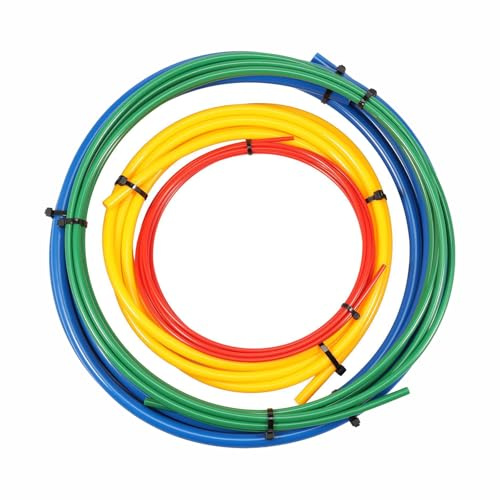 4 protectores de tubería de cobre para aire acondicionado, 4 m, PE AC, tubo de cobre, doblador de tubos de 1/4 pulgadas, 1/2 pulgadas, 3/8 pulgadas, 5/8 pulgadas, tira de flexión para evitar