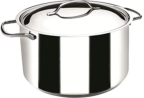 LACOR - 90129 - Olla Super Alta con Tapa Gourmet 29cm INOX
