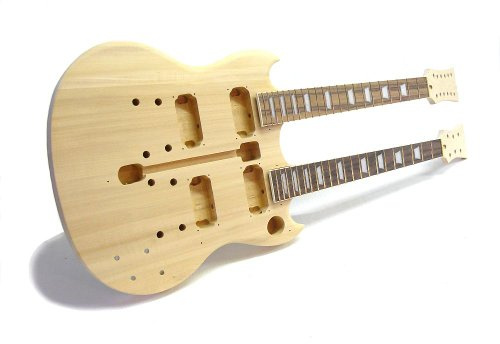E-Gitarren-Bausatz/Guitar DIY Kit ML-Factory® MSG Double Neck 12 u. 6 saitig