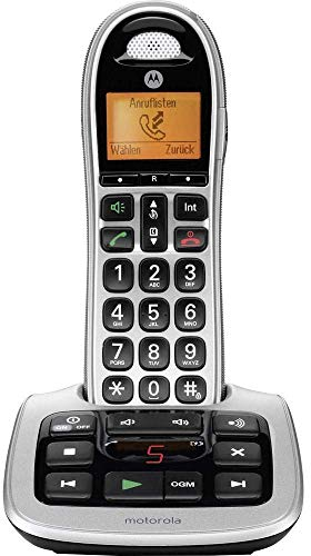 Motorola CD311 Schnurlostelefon schwarz/Silber