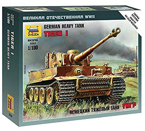 Zvezda 500786256 – 1: 100 German Heavy Tank Tiger I