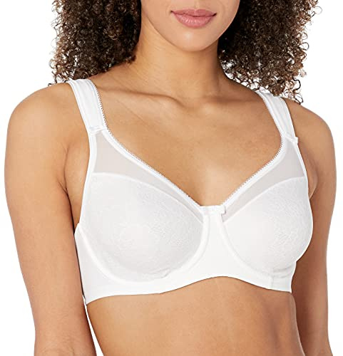 Berlei Women's Beauty Everyday Minimizer Bra, White (White), US 44DD/E